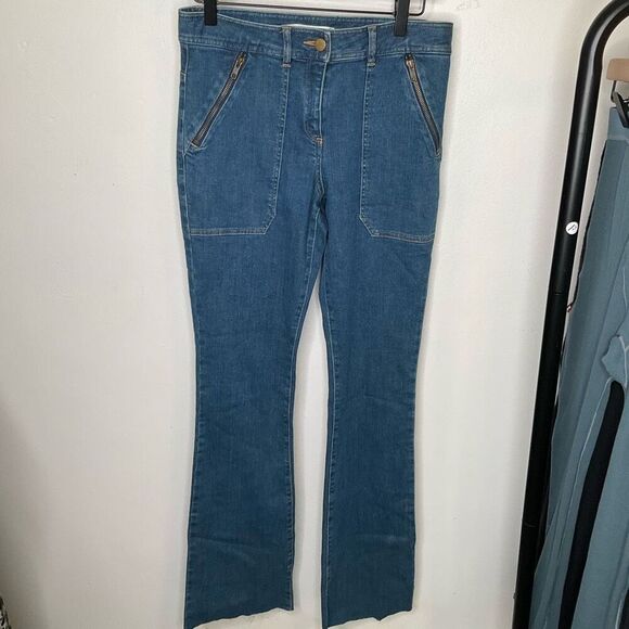 Veronica Beard Zippered Pocket Denim - Picture 1 of 7